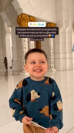 Minik misafirimiz Abu Dhabi'de