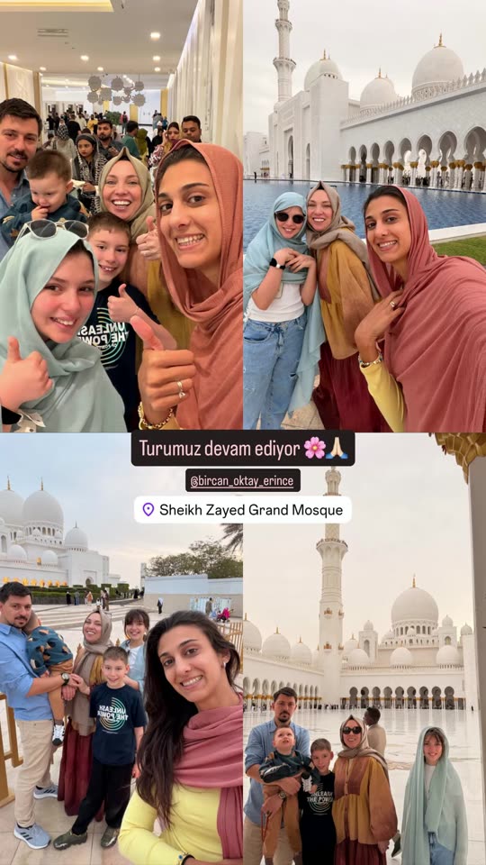 Misafirlerimiz Şeyh Zayed Camii'nde